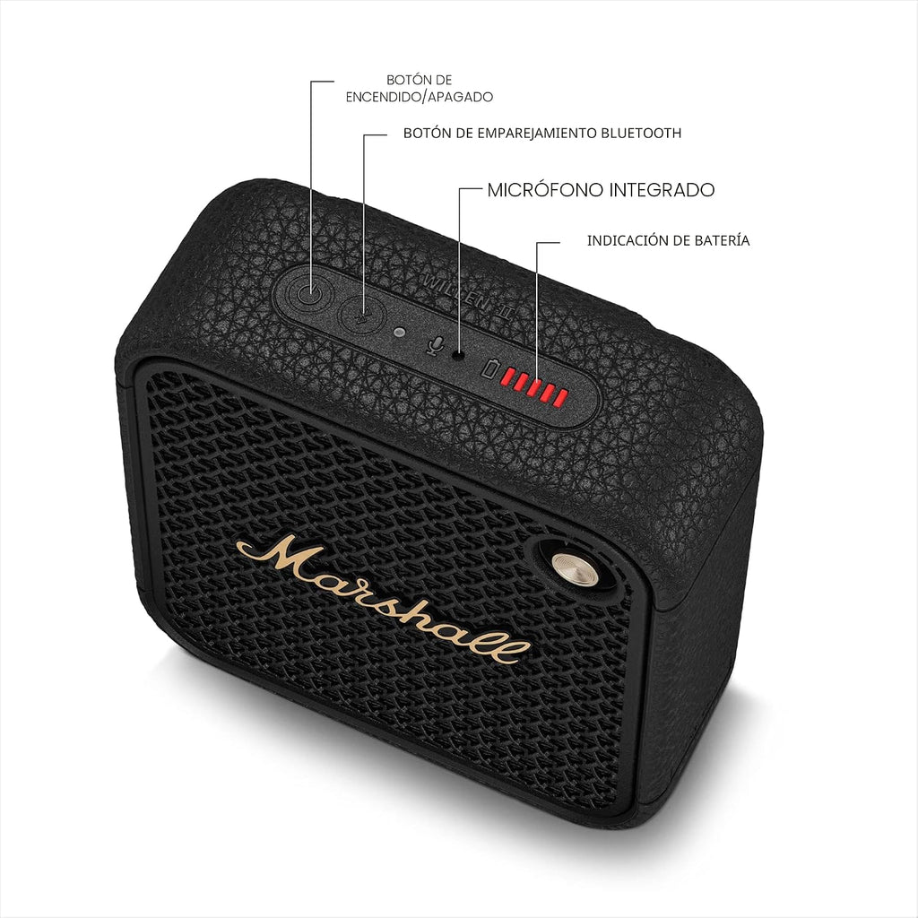 Marshall Willen II Altavoz portátil - Negro y Latón